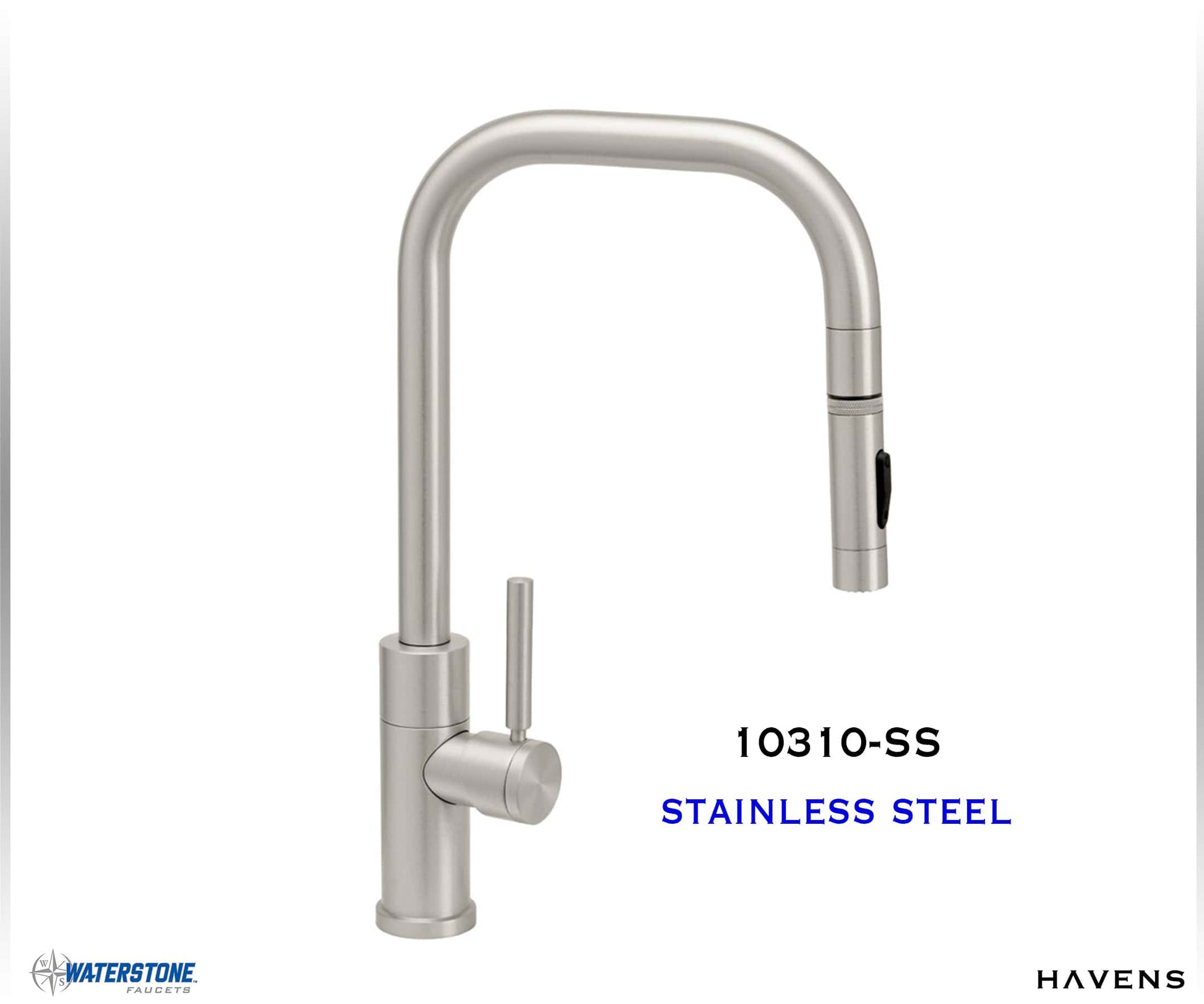 Waterstone Fulton Modern PLP Pulldown Faucet – 10310 - Havens | Luxury Metals