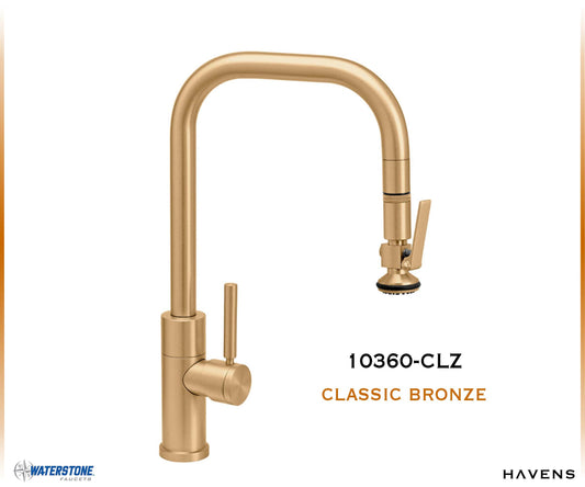 Waterstone Fulton Modern PLP Pulldown Faucet – 10360 - Havens | Luxury Metals