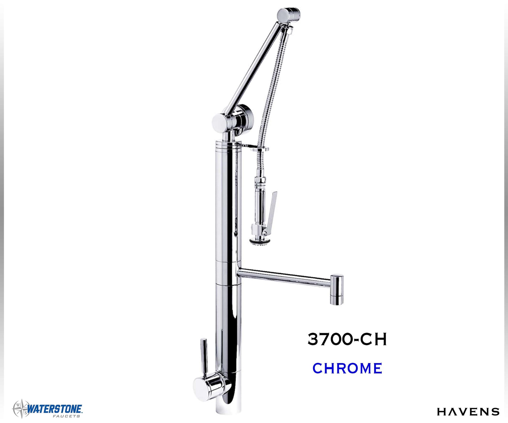 Waterstone Contemporary Gantry Faucet – Straight Spout 3700