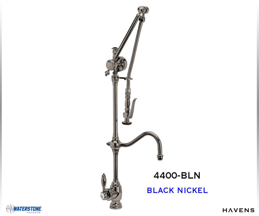 Waterstone Traditional Gantry Faucet – Hook Spout 4400 - Havens | Luxury Metals