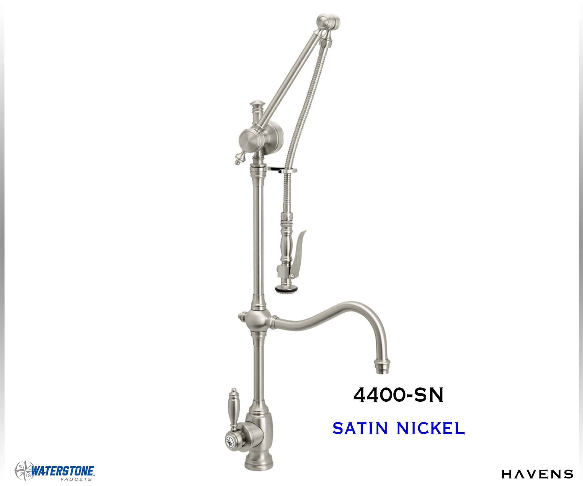 Waterstone Traditional Gantry Faucet – Hook Spout 4400