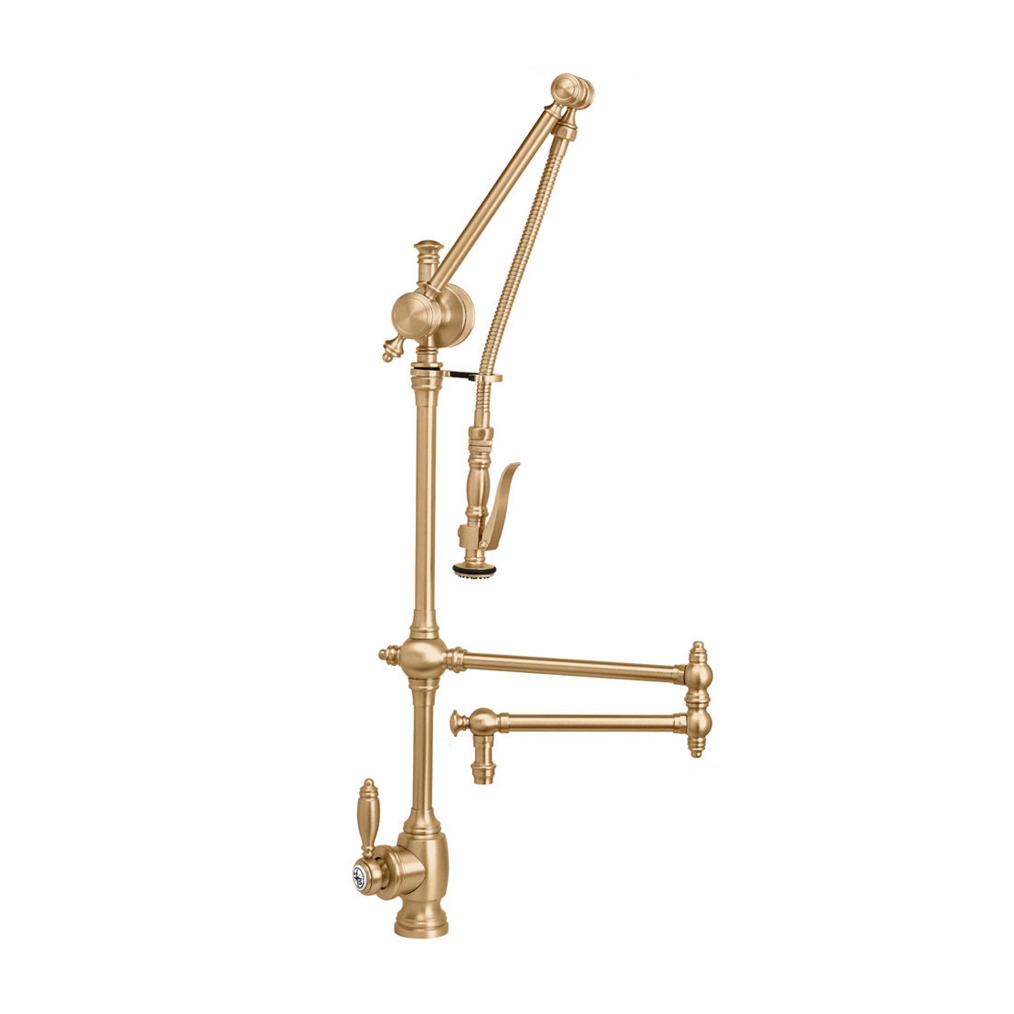 Waterstone Traditional Gantry Faucet – Articulated Spout 4410-18 - Havens | Luxury Metals