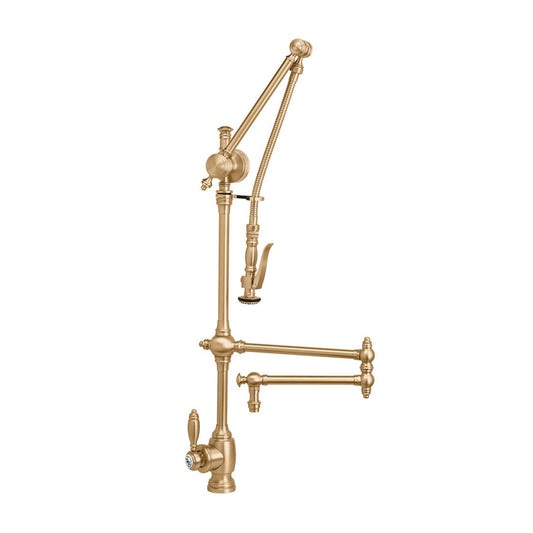 Waterstone Traditional Gantry Faucet – Articulated Spout 4410-18 - Havens | Luxury Metals