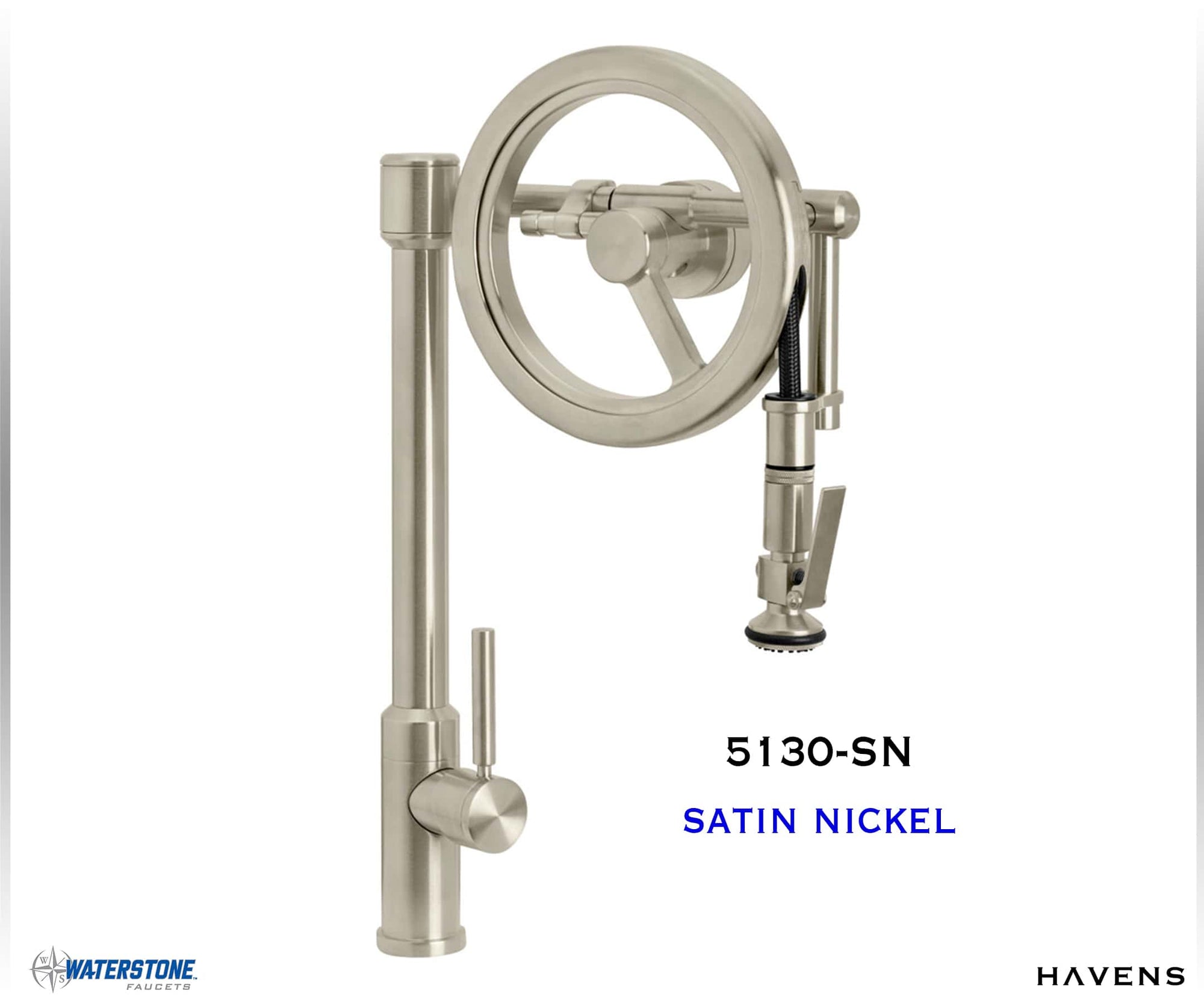 Waterstone Endeavor Wheel Faucet 5130