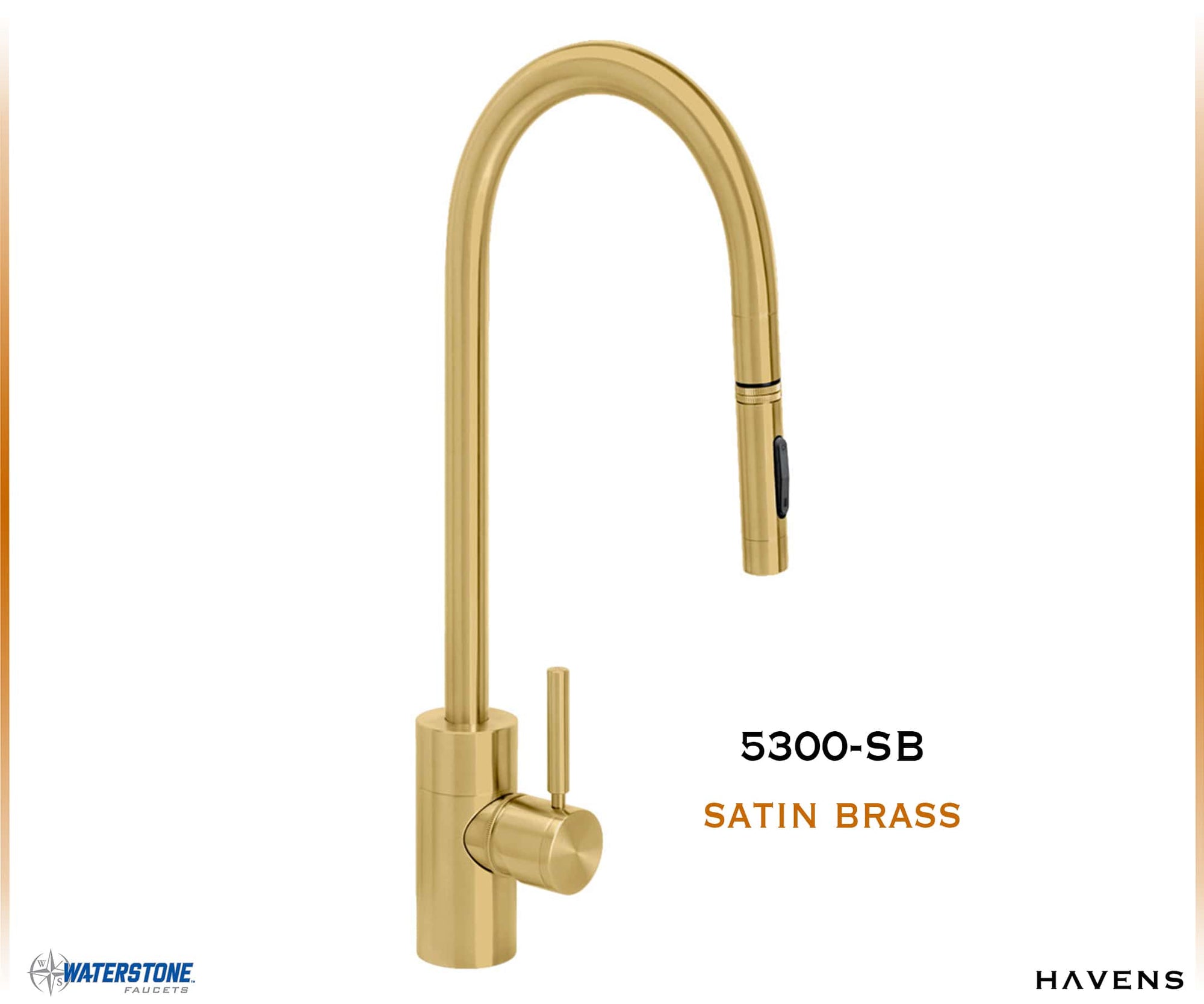 Waterstone Contemporary Extended Reach PLP Pulldown Faucet - 5300