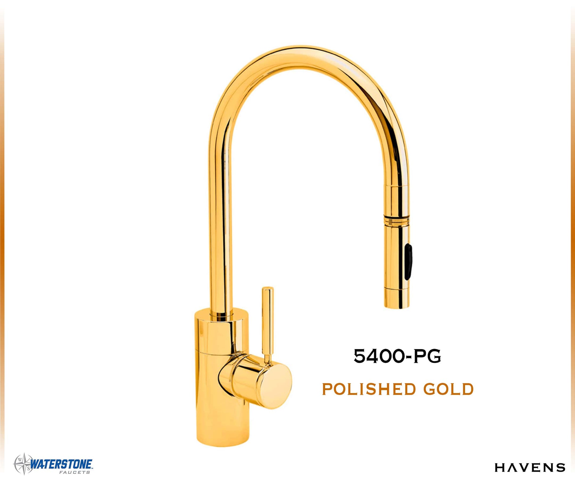 Waterstone Contemporary PLP Pulldown Faucet - 5400 - Havens | Luxury Metals