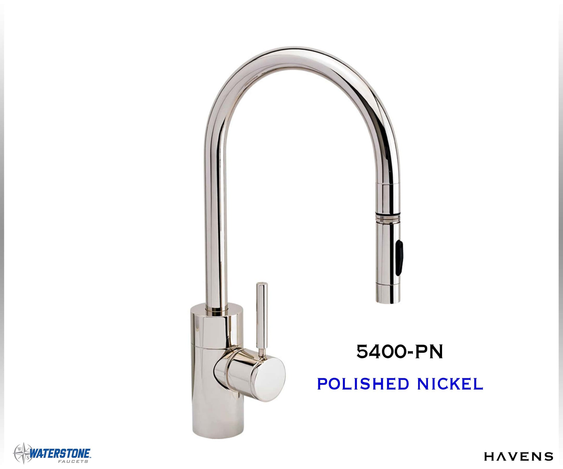 Waterstone Contemporary PLP Pulldown Faucet - 5400 - Havens | Luxury Metals