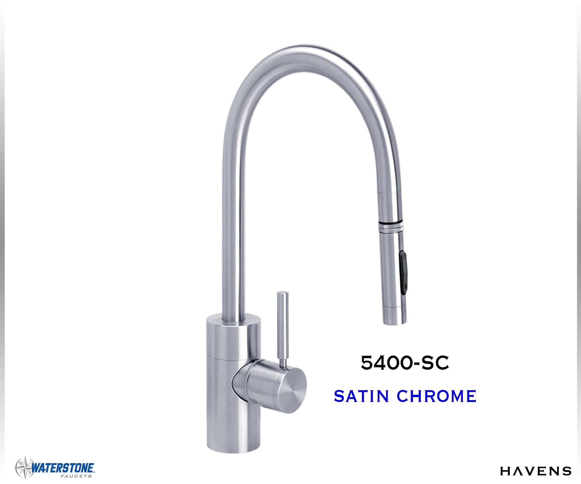 Waterstone Contemporary PLP Pulldown Faucet - 5400 - Havens | Luxury Metals