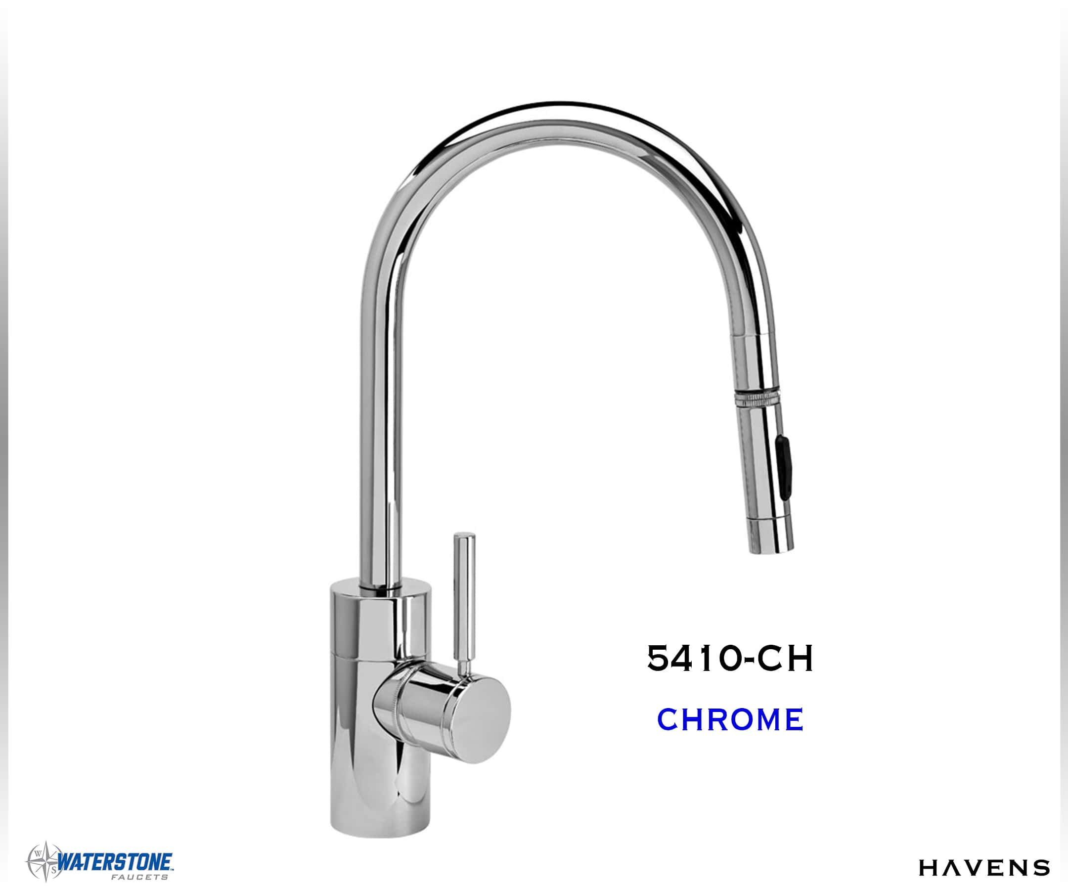 Waterstone Contemporary PLP Pulldown Faucet - 5410 - Havens | Luxury Metals