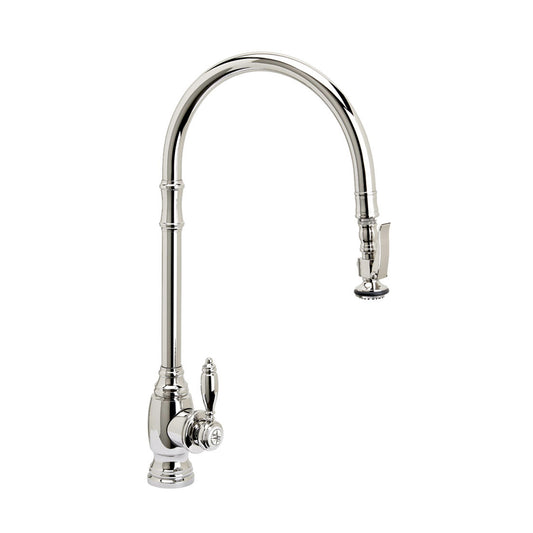 Waterstone Traditional Extended Reach PLP Pulldown Faucet 5500 - Havens | Luxury Metals