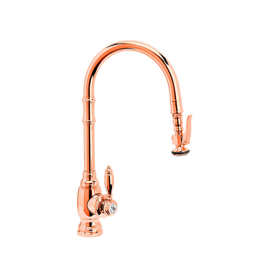 Waterstone Traditional PLP Pulldown Faucet 5610 (Angled Spout) - Havens | Luxury Metals