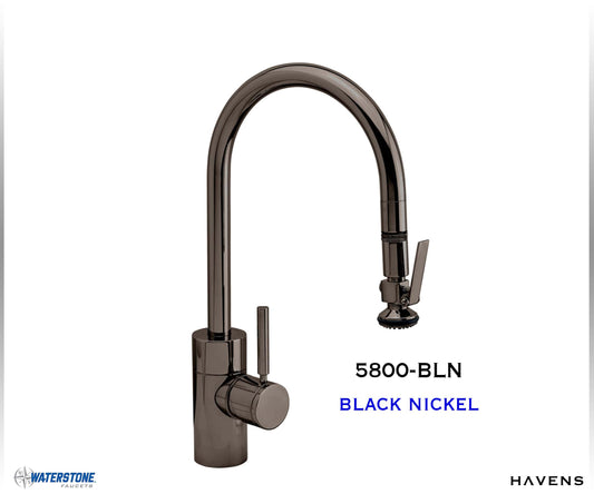 Waterstone Contemporary PLP Pulldown Faucet - 5800 - Havens | Luxury Metals