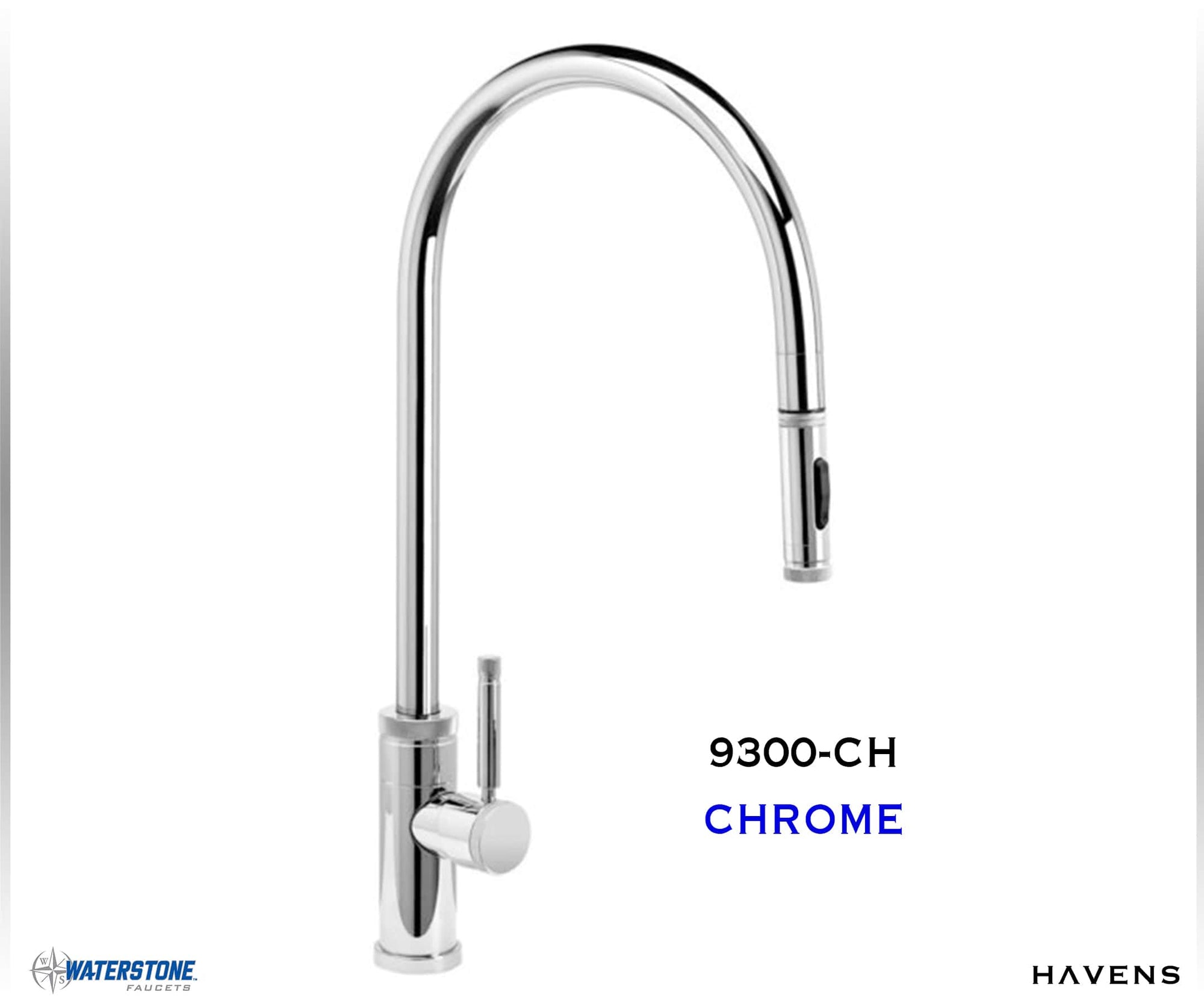 Waterstone Industrial Extended Reach PLP Pulldown Faucet 9300