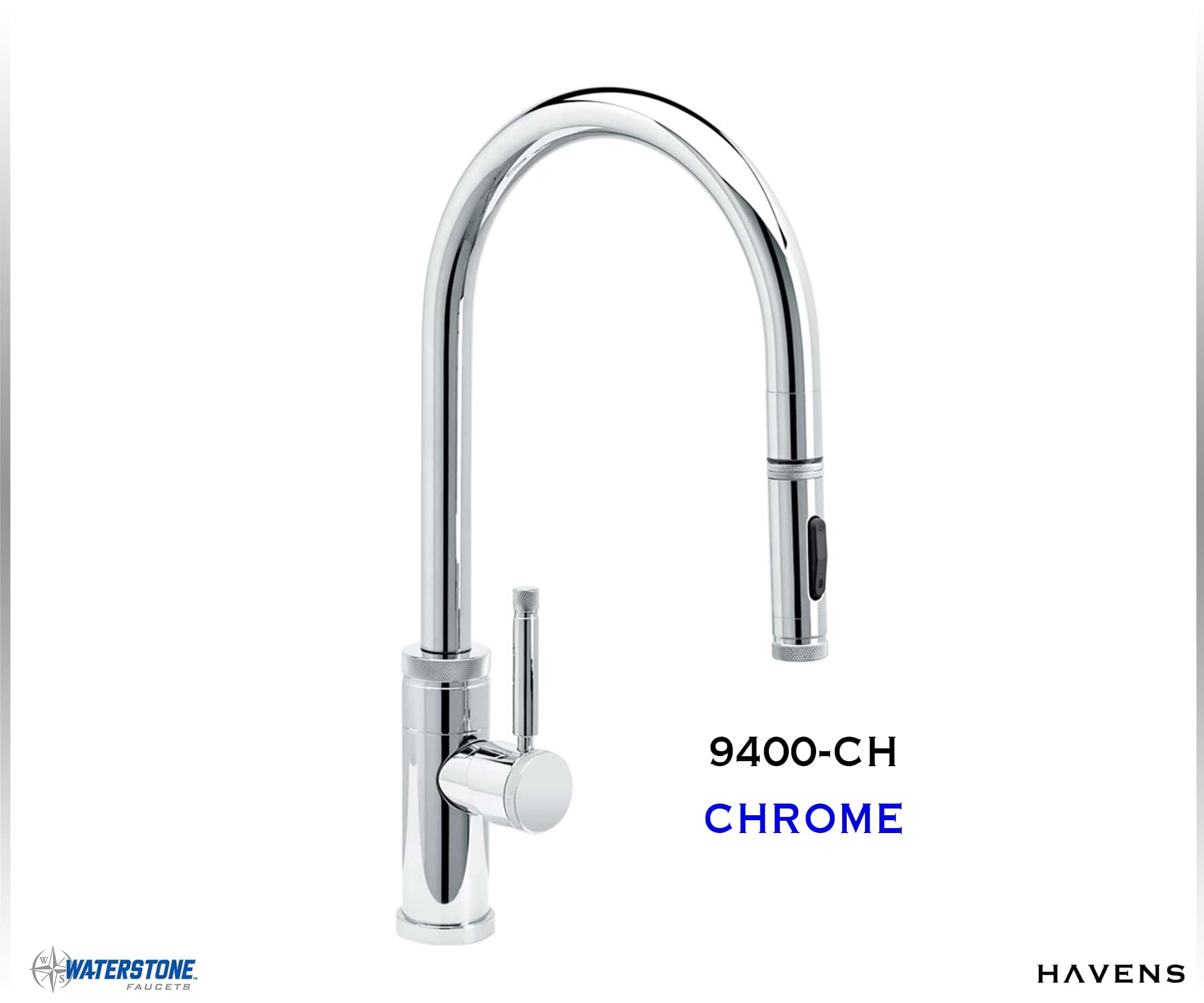Waterstone Industrial PLP Pulldown Faucet - 9800 - Havens | Luxury Metals
