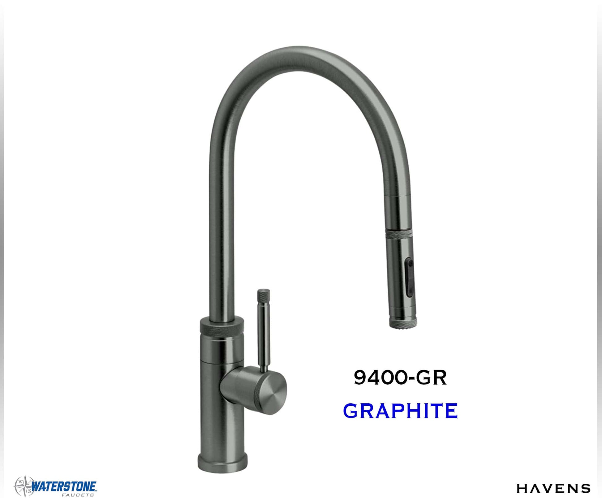 Waterstone Industrial PLP Pulldown Faucet - 9400 - Havens | Luxury Metals