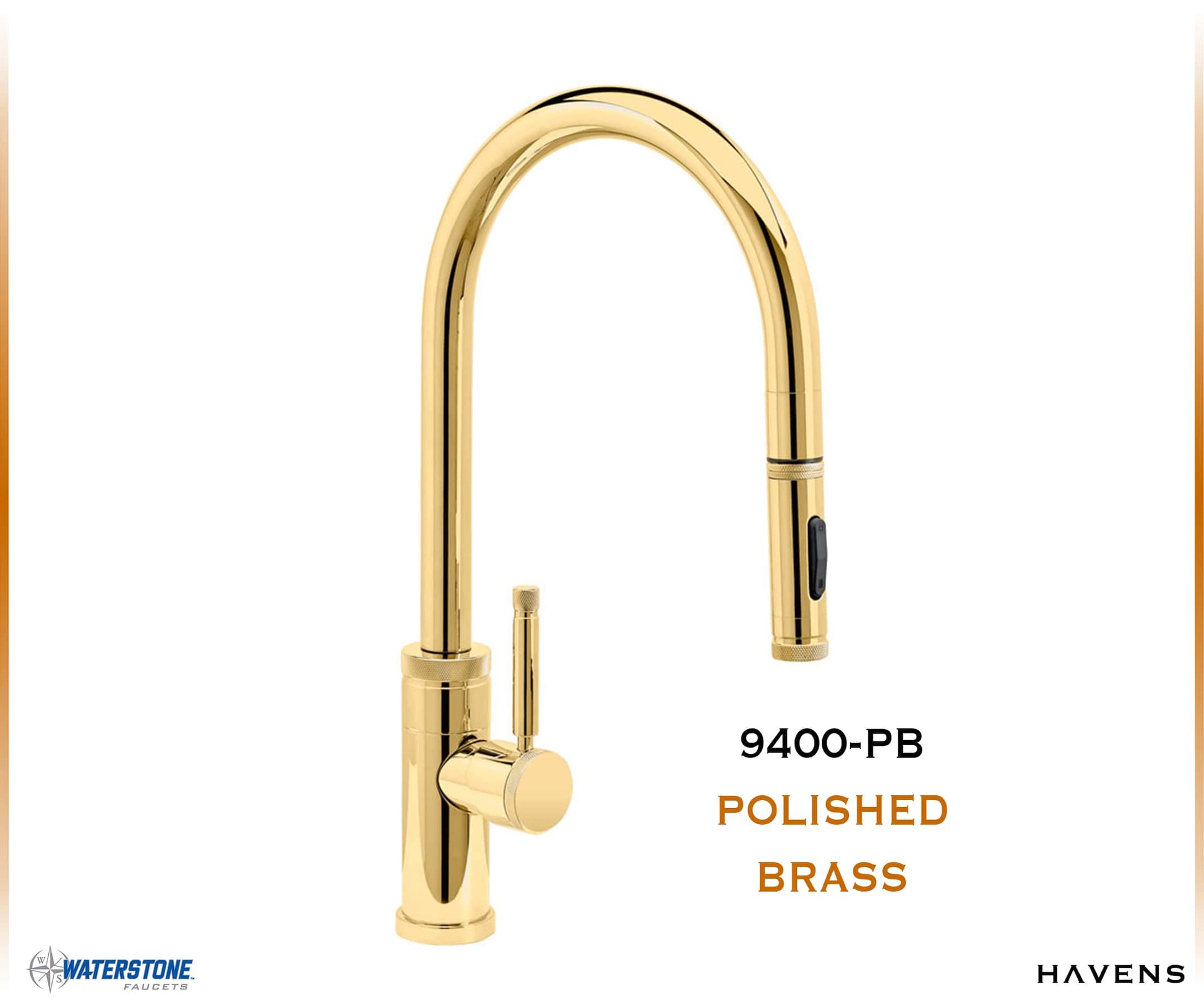 Waterstone Industrial PLP Pulldown Faucet - 9400 - Havens | Luxury Metals