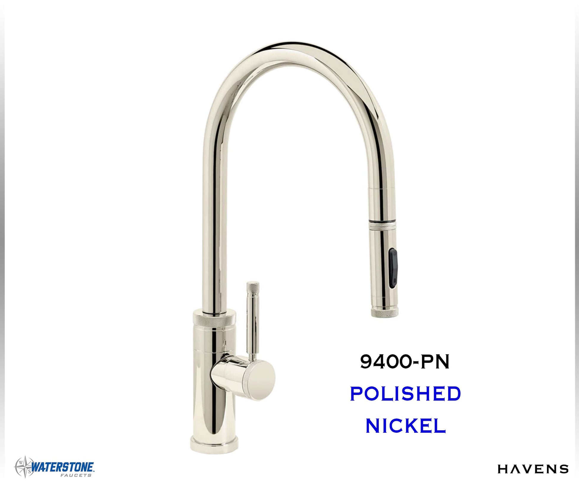 Waterstone Industrial PLP Pulldown Faucet - 9400 - Havens | Luxury Metals