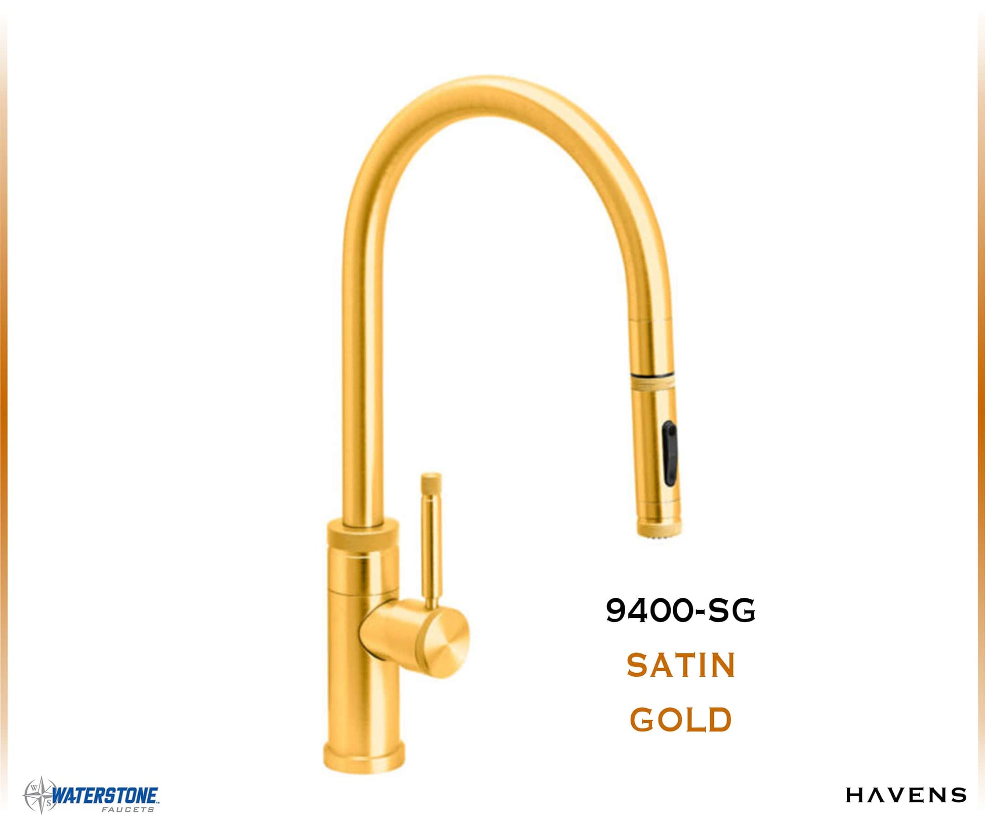 Waterstone Industrial PLP Pulldown Faucet - 9400 - Havens | Luxury Metals