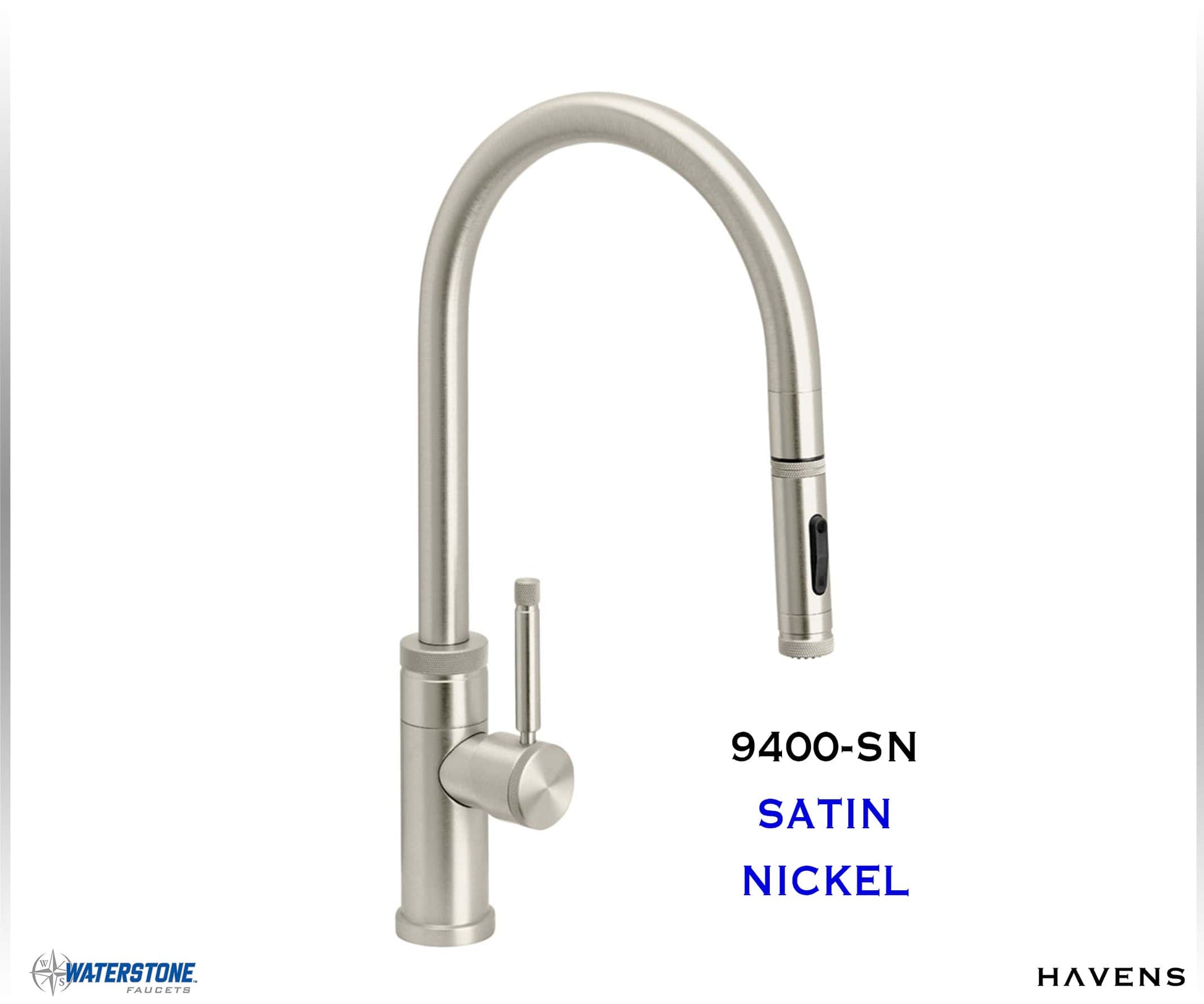 Waterstone Industrial PLP Pulldown Faucet - 9400 - Havens | Luxury Metals