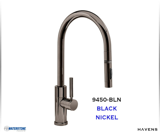 Waterstone Modern PLP Pulldown Faucet - 9450 - Havens | Luxury Metals