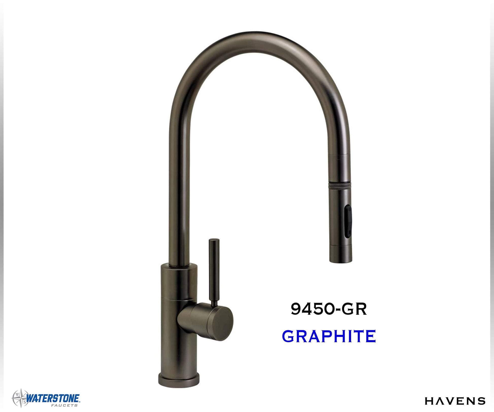 Waterstone Modern PLP Pulldown Faucet - 9450 - Havens | Luxury Metals