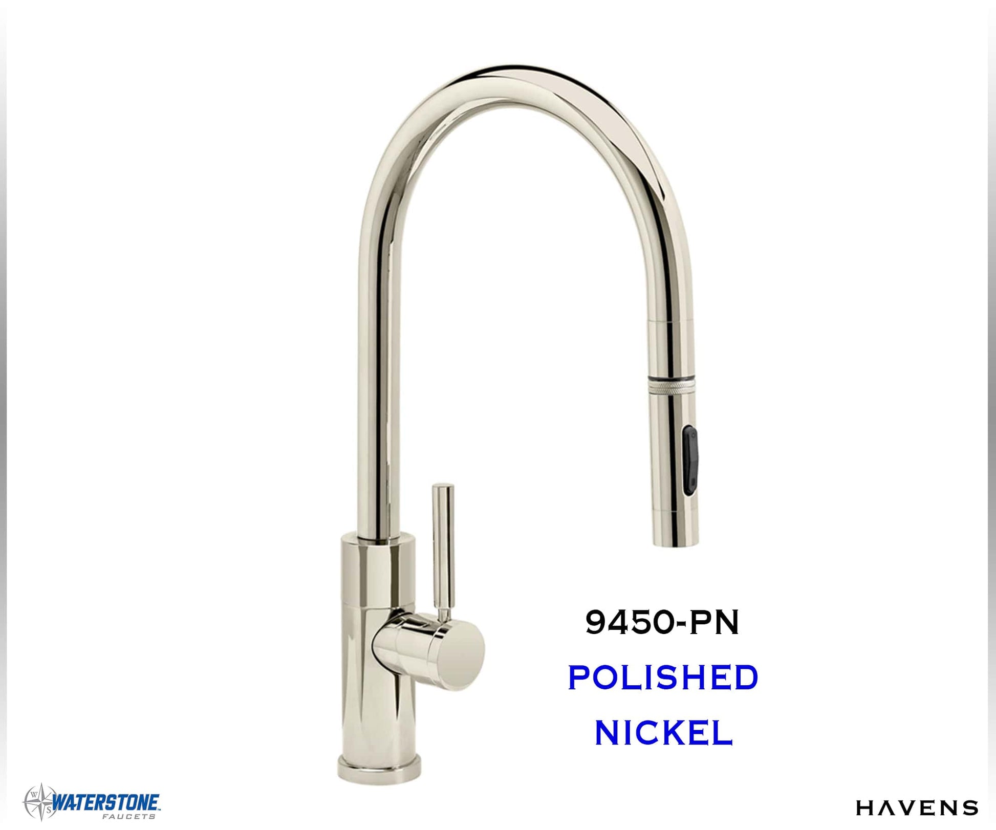 Waterstone Modern PLP Pulldown Faucet - 9450 - Havens | Luxury Metals