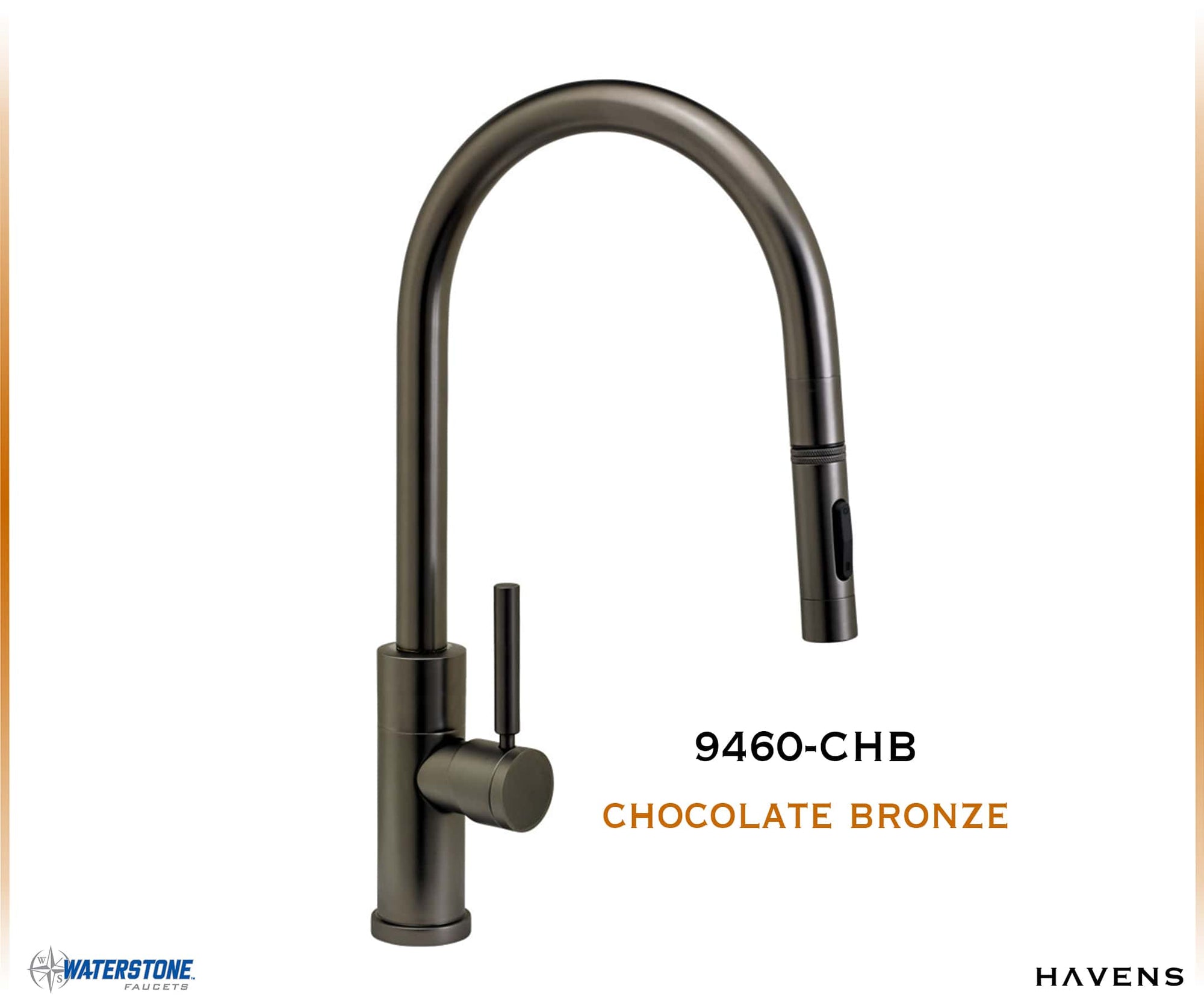 Waterstone Modern PLP Angled Pulldown Faucet - 9460