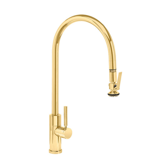 Waterstone Modern Extended Reach PLP Pulldown Faucet - 9750 - Havens | Luxury Metals