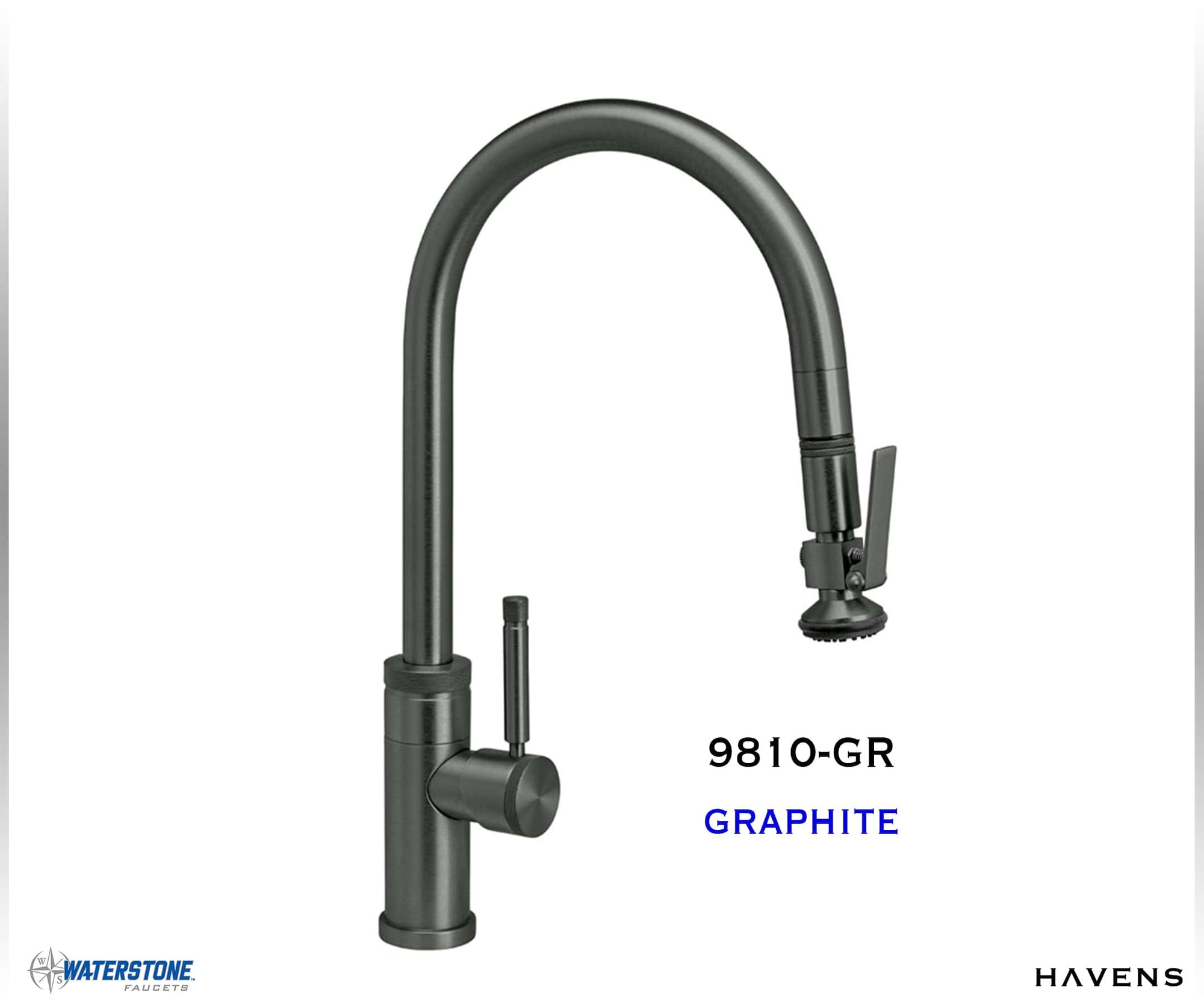 Waterstone Industrial PLP Pulldown Faucet - 9810 (Angled)