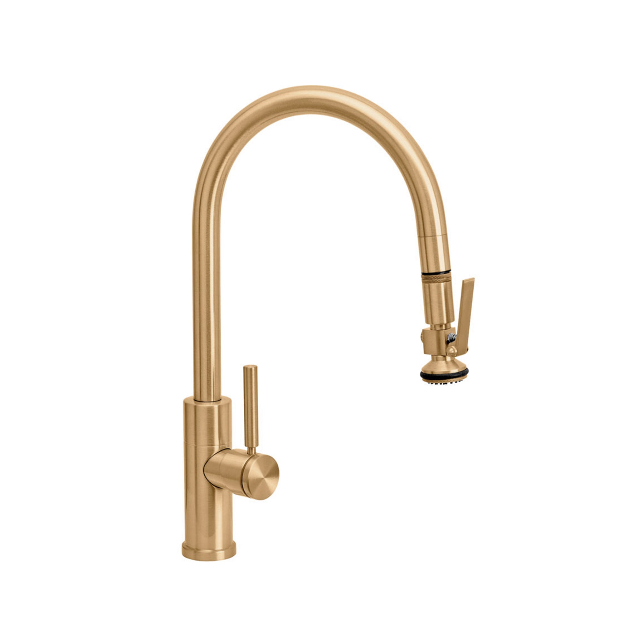 Waterstone Modern PLP Angled Pulldown Faucet - 9860 - Havens | Luxury Metals