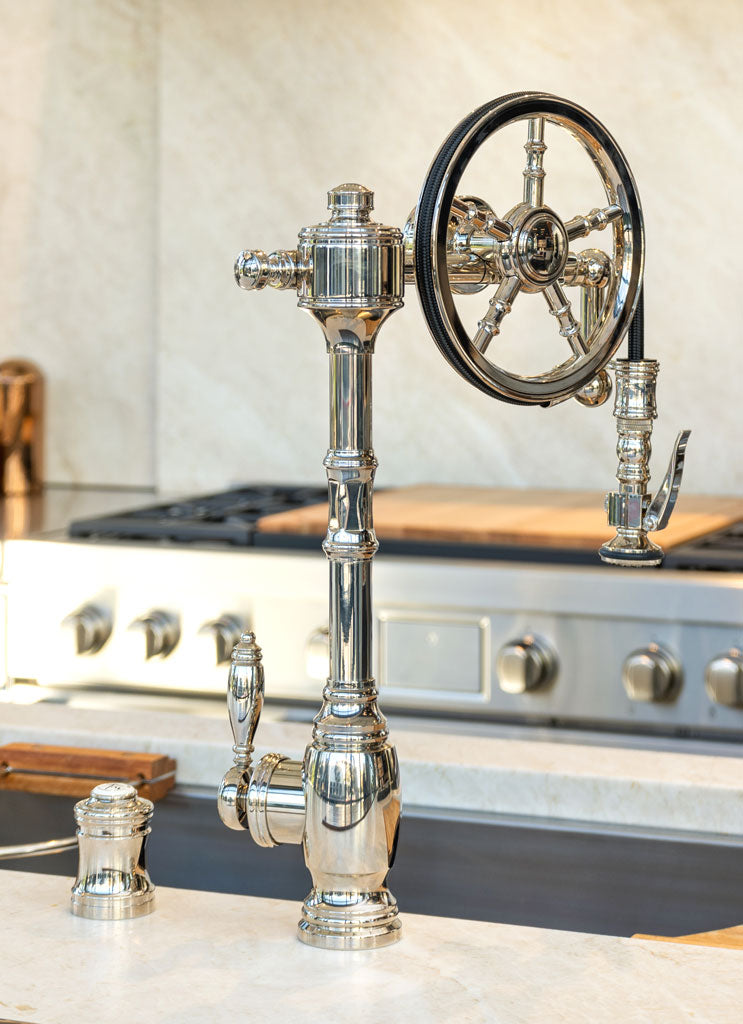 Waterstone Traditional Wheel Faucet 5100 - Havens | Luxury Metals