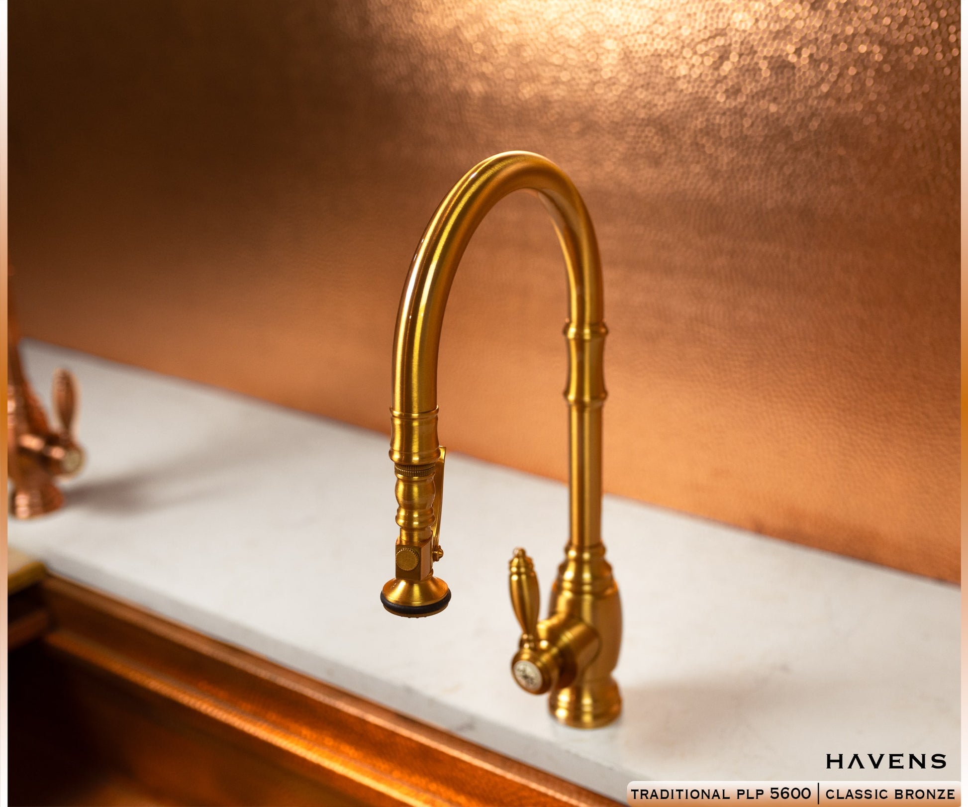 Waterstone Traditional PLP Pulldown Faucet 5600 - Havens | Luxury Metals