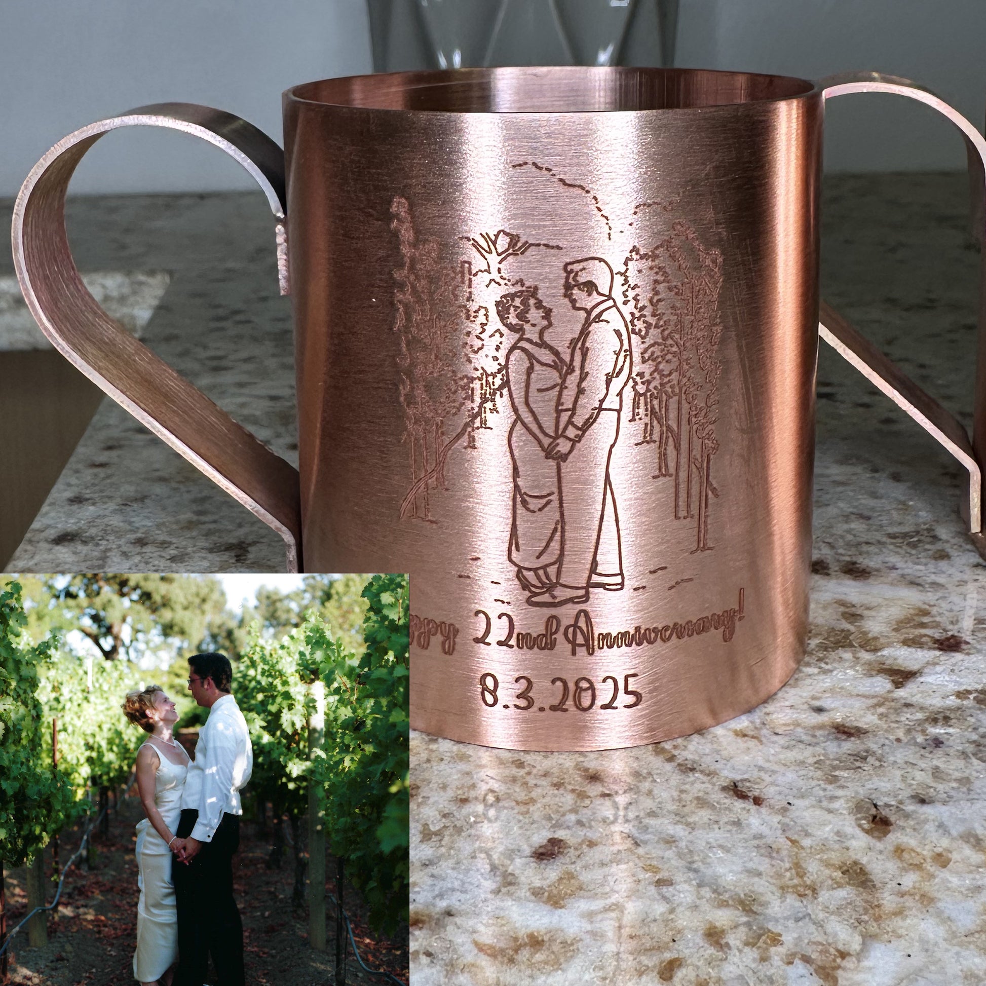 Pure Copper Mule Mugs - USA Made