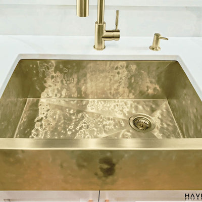 Heritage Farmhouse Sink - Premium Brass