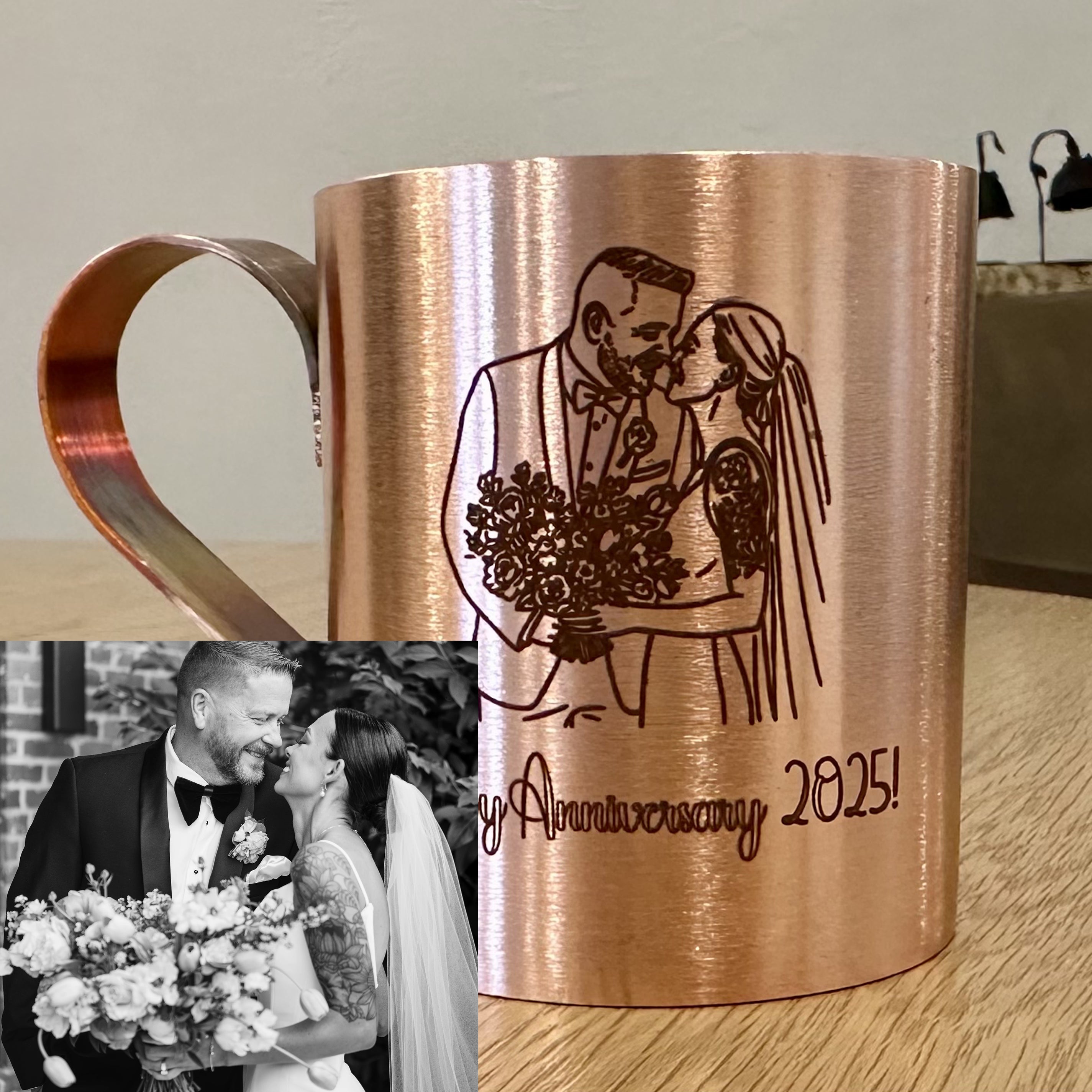 Pure Copper Mule Mugs - USA Made
