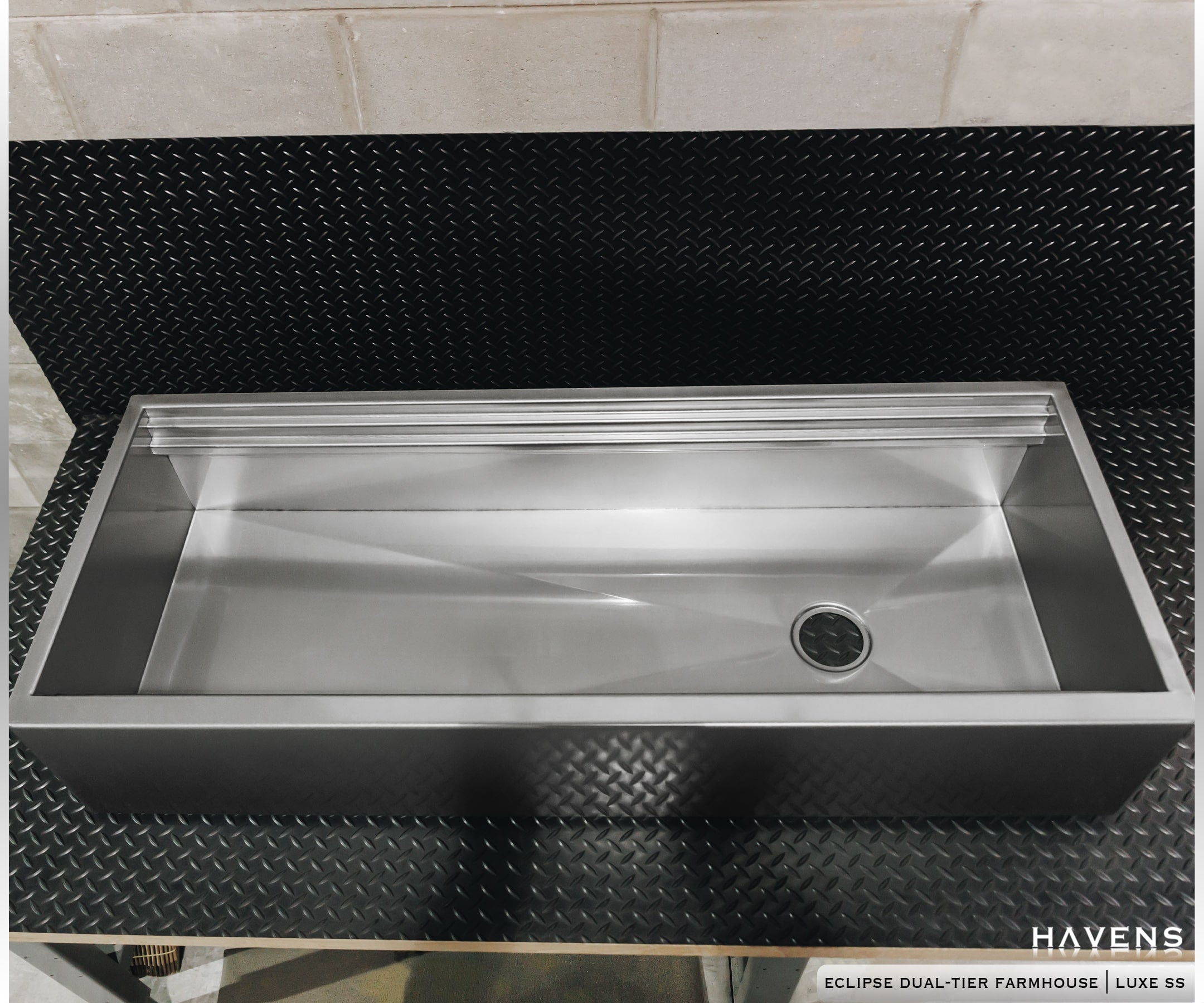 Topmount Eclipse Dual-Tier Sink