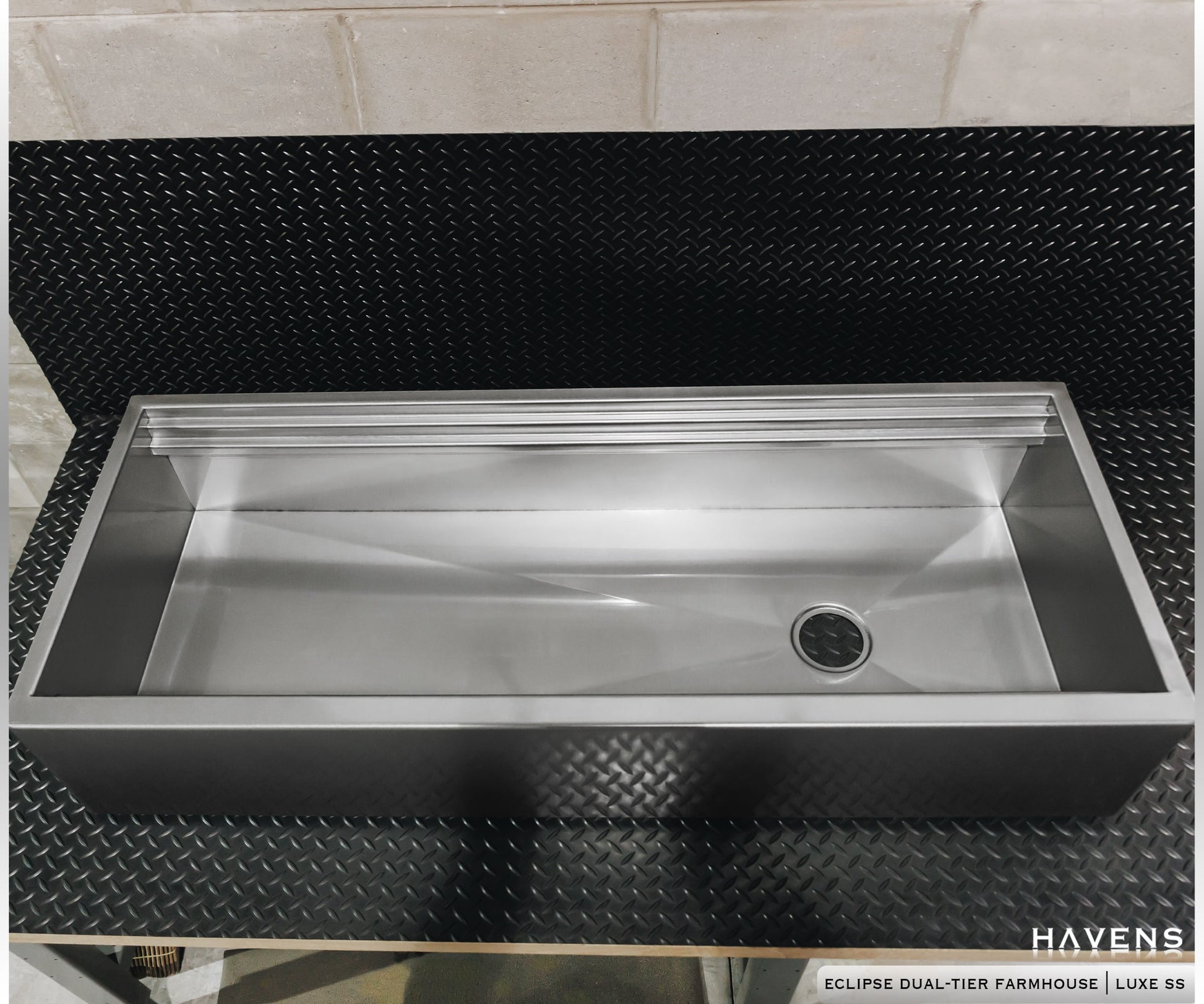 Topmount Eclipse Dual-Tier Sink