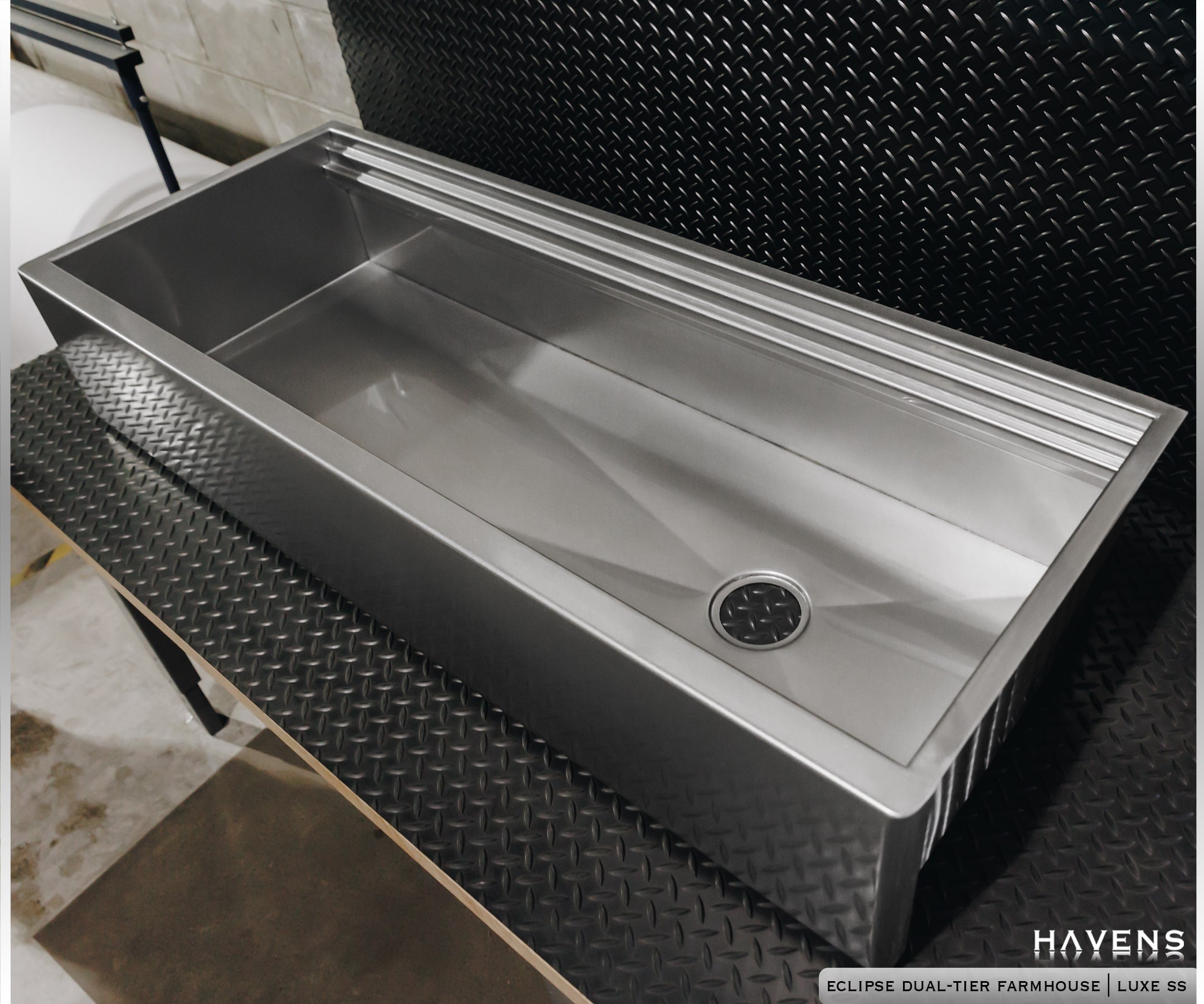 Topmount Eclipse Dual-Tier Sink