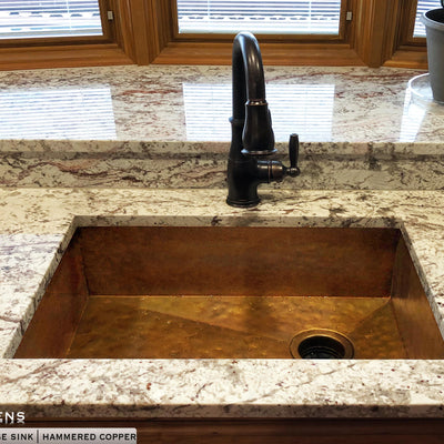 Heritage Undermount Sink - Pure Copper - Havens | Luxury Metals