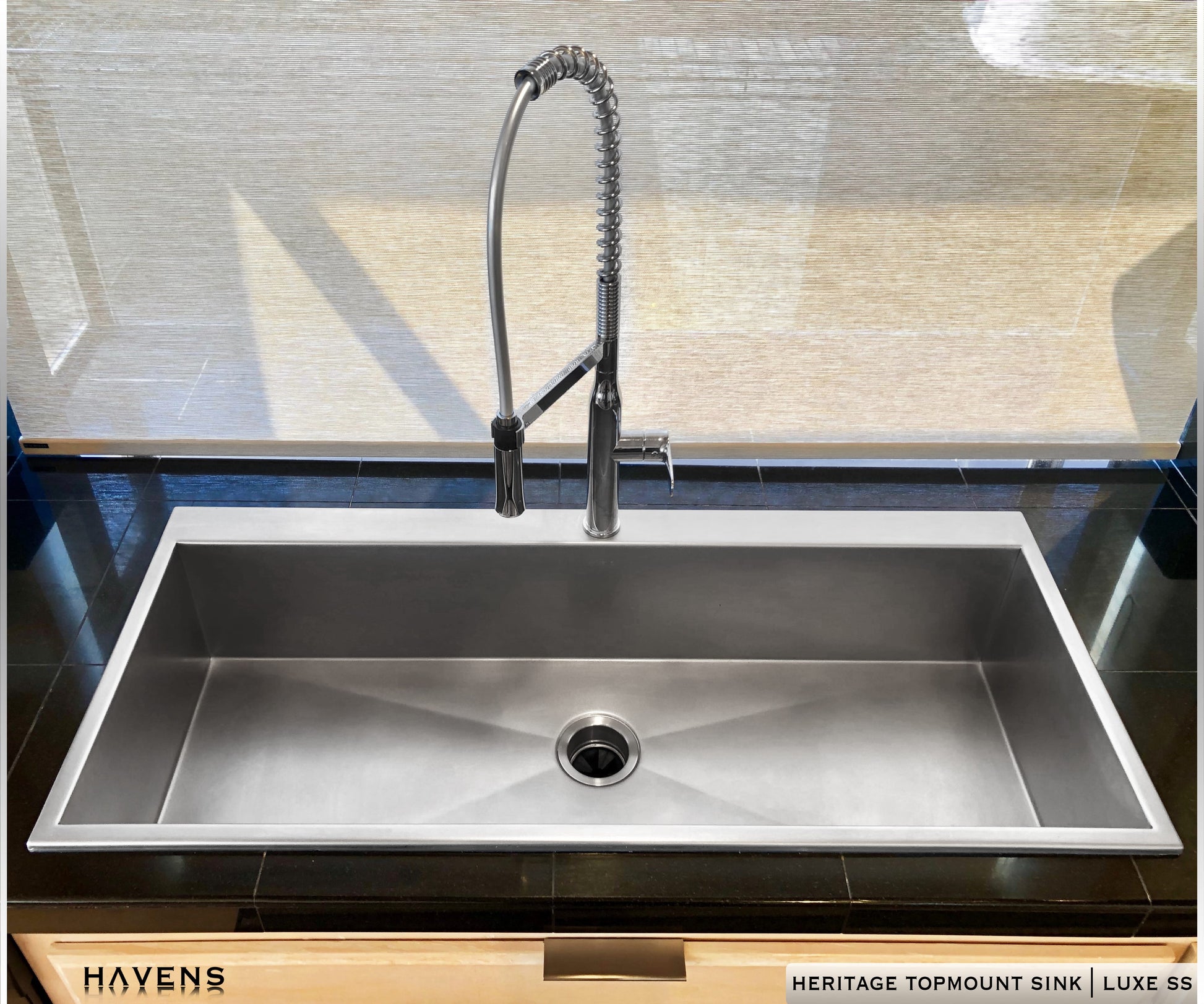 Faucet Deck Sink - Stainless Steel