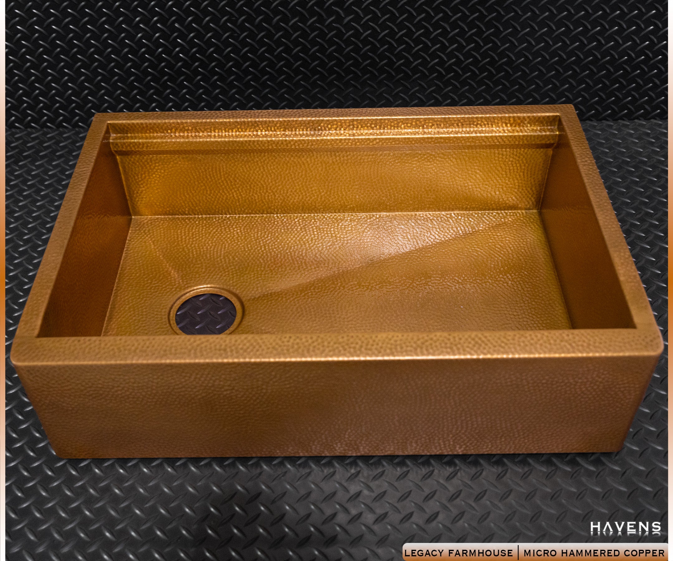 Legacy Farmhouse Sink - Pure Copper - Havens | Luxury Metals
