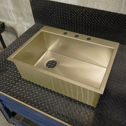 Topmount Sink - Premium Brass