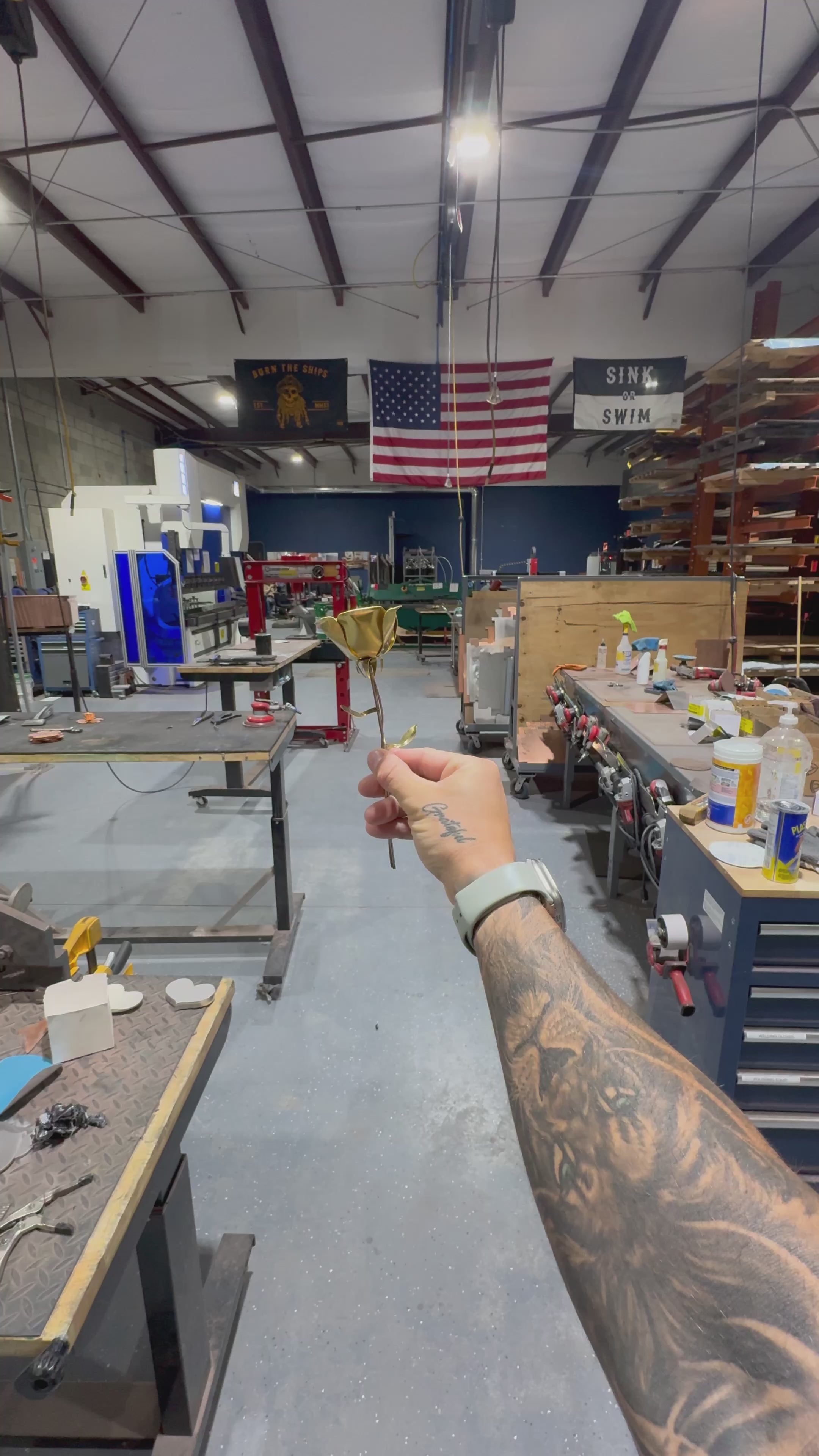 Infinity Rose - Copper & Brass