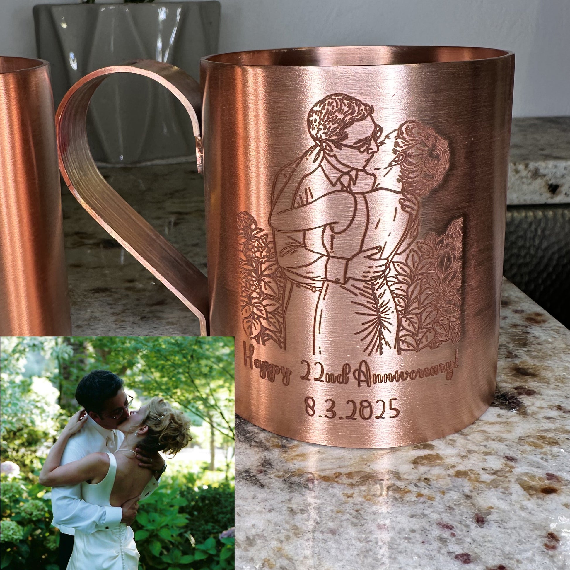 Pure Copper Mule Mugs - USA Made
