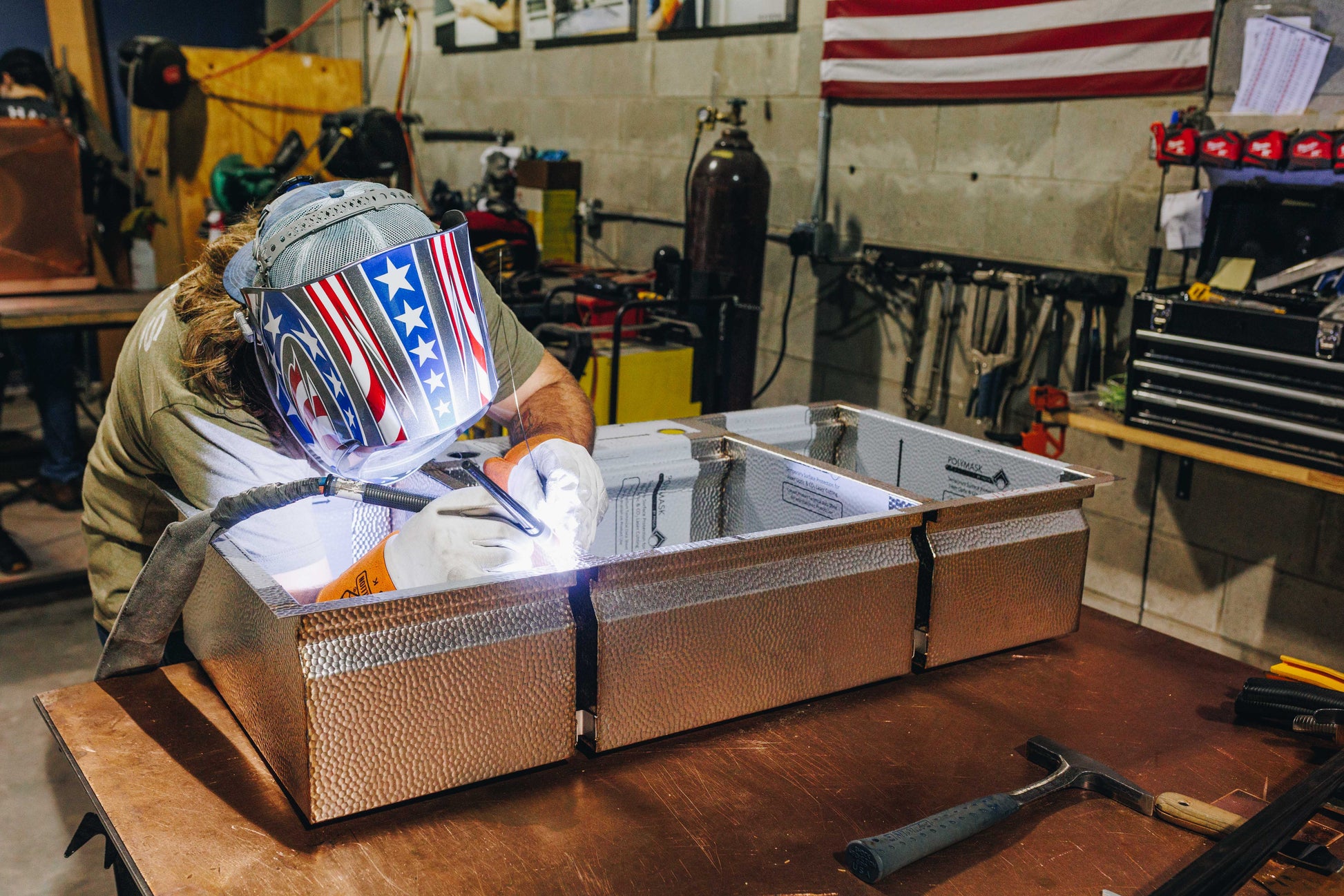 Triple Bowl Sink - Stainless Steel - Havens | Luxury Metals