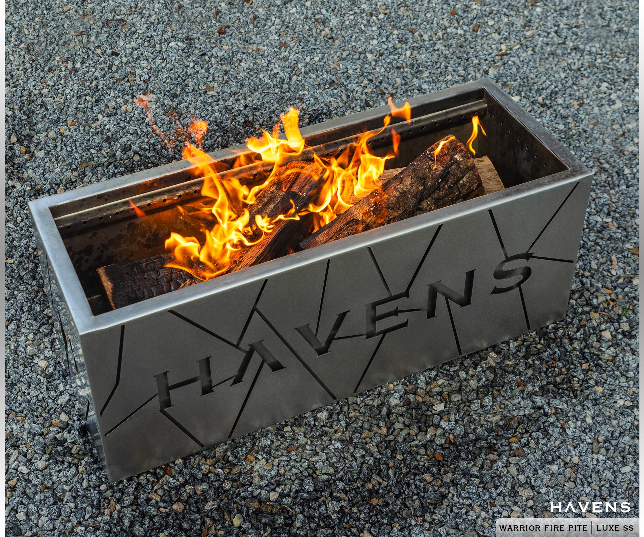 Warrior Fire Pit - Stainless - Havens | Luxury Metals