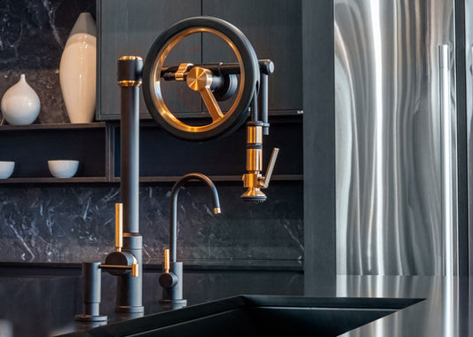 Waterstone Endeavor Wheel Faucet 5130 - Havens | Luxury Metals