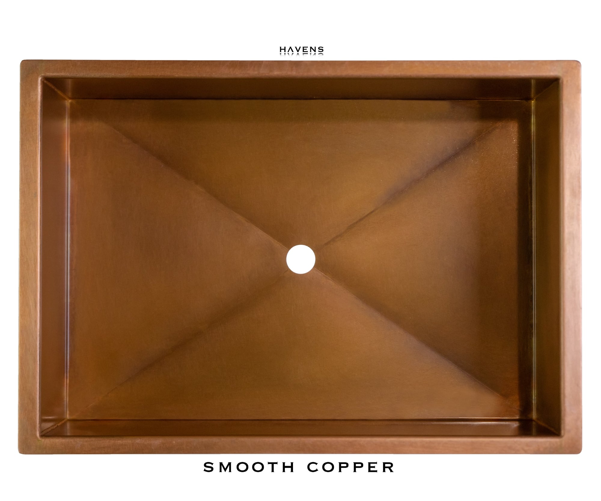 Drop-In Bowl - Pure Copper