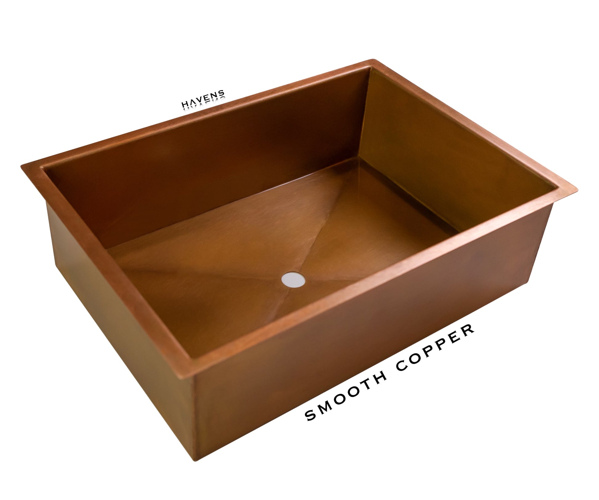 Drop-In Bowl - Pure Copper - Havens | Luxury Metals