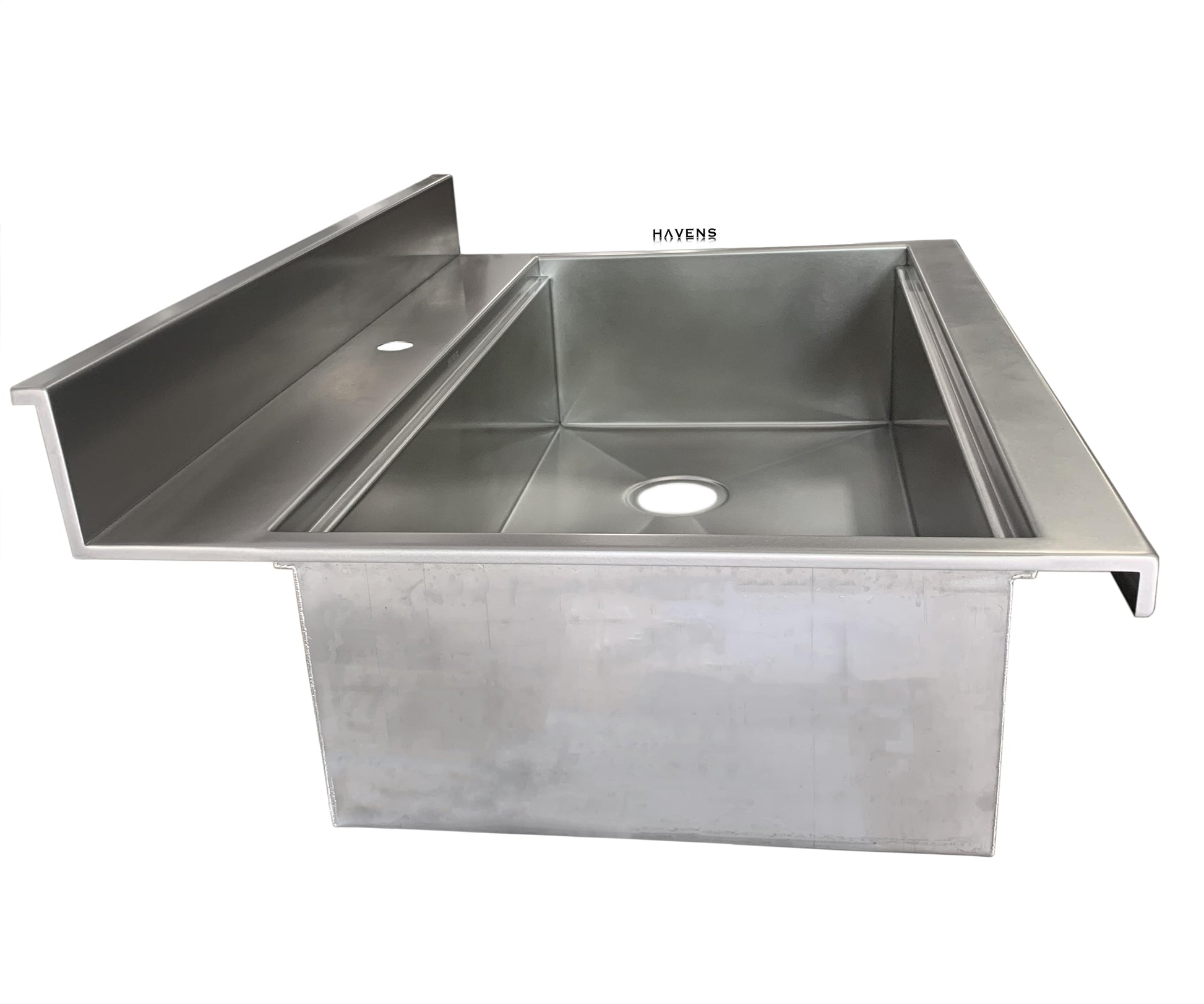 Custom Legacy Topmount Sink  - Stainless Steel - Havens | Luxury Metals